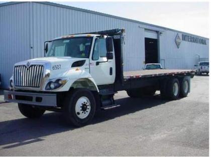 2008 INTERNATIONAL 7400 FLATBED TRUCK