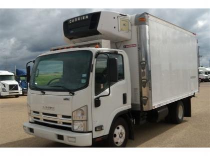 2008 ISUZU NPR REFRIGERATED TRUCK